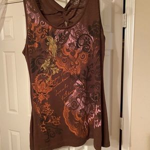 Flowy sleeveless top